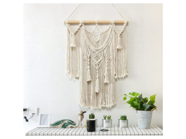 Závesná dekorácia na stenu macrame, Carles WN25 Závesná dekorácia na stenu macrame, Carles WN25