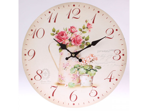 Nástenné hodiny HLC, Botany, 34cm Nástenné hodiny HLC, Botany, 34cm