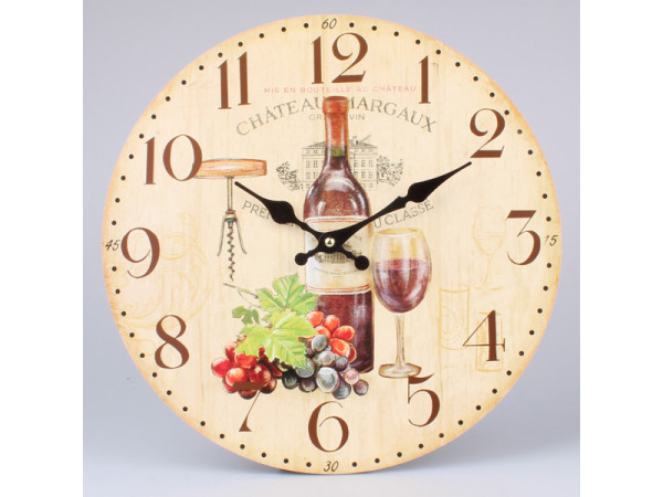 Nástenné hodiny HLC, Chateau au Margaux, 34cm