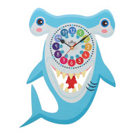 Kyvadlové detské hodiny MPM 4468-A – Veselý Žralok (55 cm) Kyvadlové detské hodiny MPM 4468-A – Veselý Žralok (55 cm)