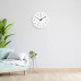 Okrúhle nástenné hodiny, Prim Super silent biela, E01.4345.00 Okrúhle nástenné hodiny, Prim Super silent biela, E01.4345.00