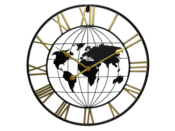 Dizajnové kovové hodiny MPM Wereld E04.4529, 60cm Dizajnové kovové hodiny MPM Wereld E04.4529, 60cm