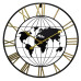 Dizajnové kovové hodiny MPM Wereld E04.4529, 60cm Dizajnové kovové hodiny MPM Wereld E04.4529, 60cm