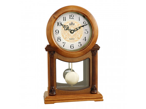Drevené stolové hodiny MPM E08.4192.50 Drevené stolové hodiny MPM E08.4192.50