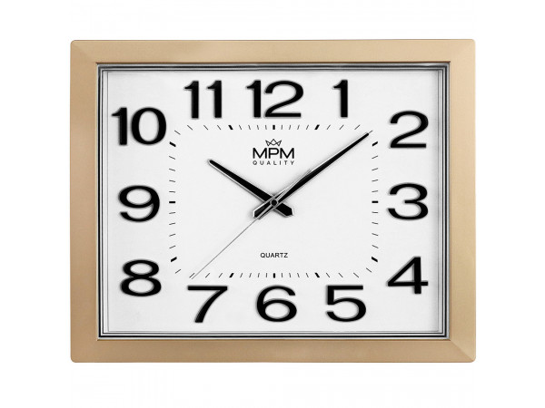 Hranaté nástenné hodiny MPM 4224.80