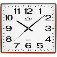 Hranaté nástenné hodiny MPM 4225.50 Hranaté nástenné hodiny MPM 4225.50
