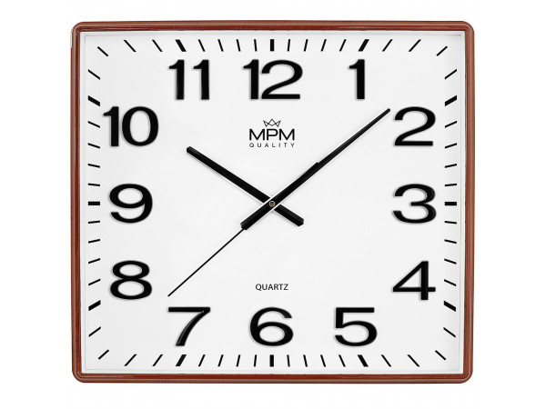 Hranaté nástenné hodiny MPM 4225.50