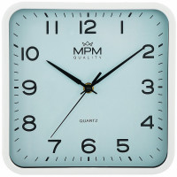 Hranaté nástenné hodiny MPM 4234.31 Hranaté nástenné hodiny MPM 4234.31