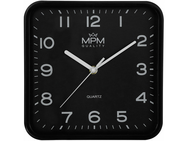 Hranaté nástenné hodiny MPM 4234.90 Hranaté nástenné hodiny MPM 4234.90