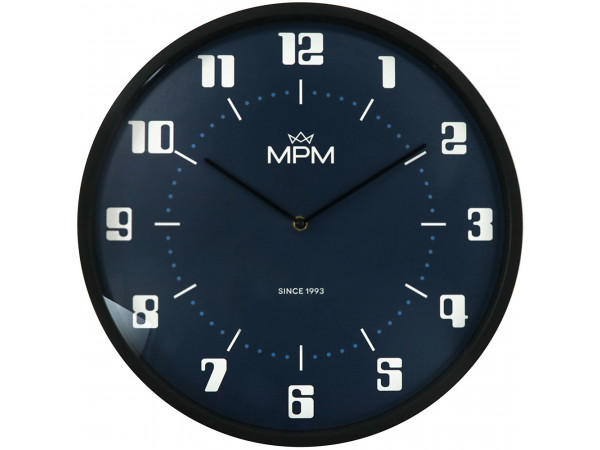 Nástenné hodiny MPM, 4206 retro modrá Nástenné hodiny MPM, 4206 retro modrá