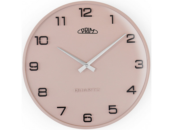 Nástenné hodiny PRIM Bloom III- A 4158.23, rúžová 35cm