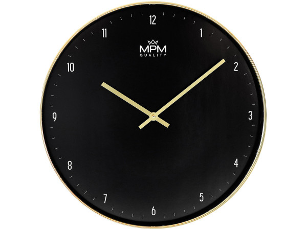 Okrúhle nástenné hodiny, MPM Goldie, 4329.8090 Okrúhle nástenné hodiny, MPM Goldie, 4329.8090