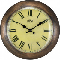 Nástenné hodiny MPM, 2521.52 - hnedá tmavá, 30cm Nástenné hodiny MPM, 2521.52 - hnedá tmavá, 30cm