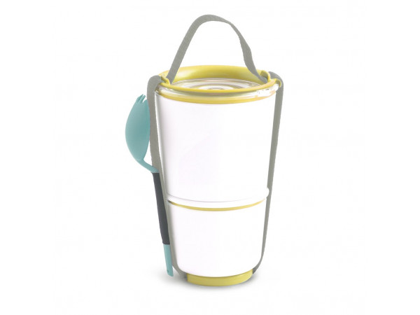 Black-Blum Lunch Pot BoxAppetit 800ml, biely/medový Black-Blum Lunch Pot BoxAppetit 800ml, biely/medový