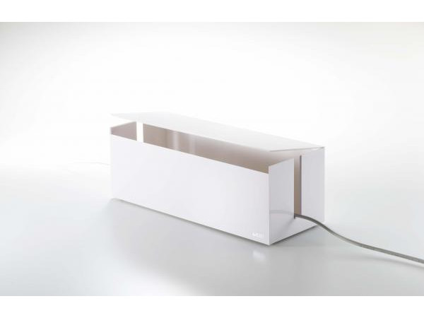 Box na nabíjačky Yamazaki Web Cable Box, biely
