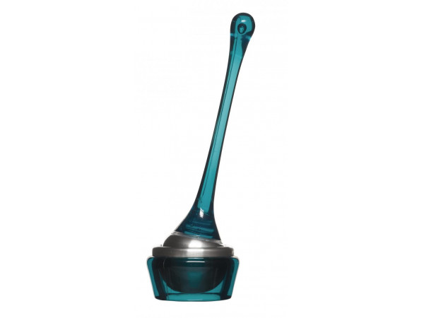 Čajové sitko s miskou SAGAFORM Tea Strainer, tyrkysové
