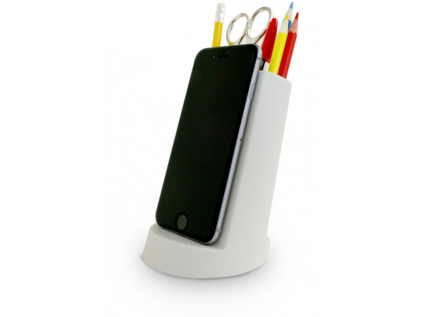 Kancelársky stojanček J-ME Lean Desk Tidy, svetlo šedý