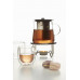 Sklenená kanvica na čaj FINUM Tea Control ™ 0,4 L, čierna / nerez, s podložkou Sklenená kanvica na čaj FINUM Tea Control ™ 0,4 L, čierna / nerez, s podložkou