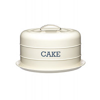 Podnos s poklopom KITCHEN CRAFT Cake Tin, krémový