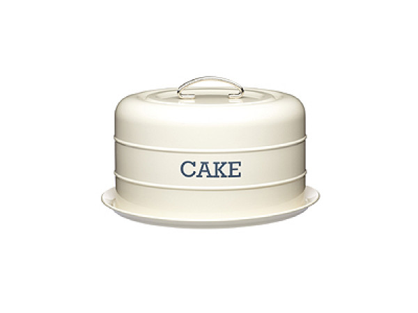 Podnos s poklopom KITCHEN CRAFT Cake Tin, krémový