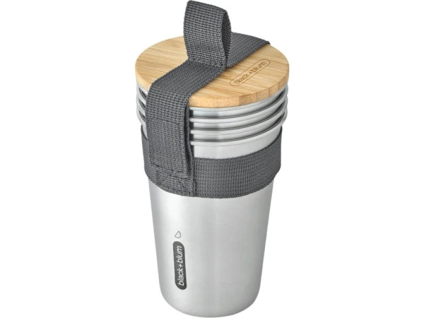 Sada 4ks nerezových kelímkov BLACK-BLUM Steel OL-CUP001 500ml Sada 4ks nerezových kelímkov BLACK-BLUM Steel OL-CUP001 500ml