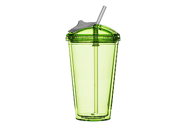 Pohár so slamkou SAGAFORM Fresh Smoothie Mug, 450ml, zelený Pohár so slamkou SAGAFORM Fresh Smoothie Mug, 450ml, zelený
