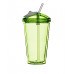 Pohár so slamkou SAGAFORM Fresh Smoothie Mug, 450ml, zelený