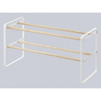 Stojan na topánky Yamazaki Shoe Rack 2, biely