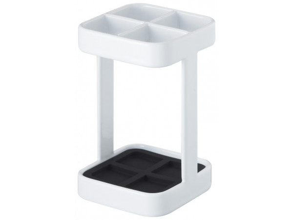 Stojan na kefky Yamazaki Tower Slim, biely Stojan na kefky Yamazaki Tower Slim, biely