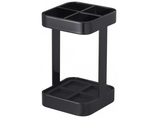 Stojan na kefky Yamazaki Tower Slim, čierny Stojan na kefky Yamazaki Tower Slim, čierny