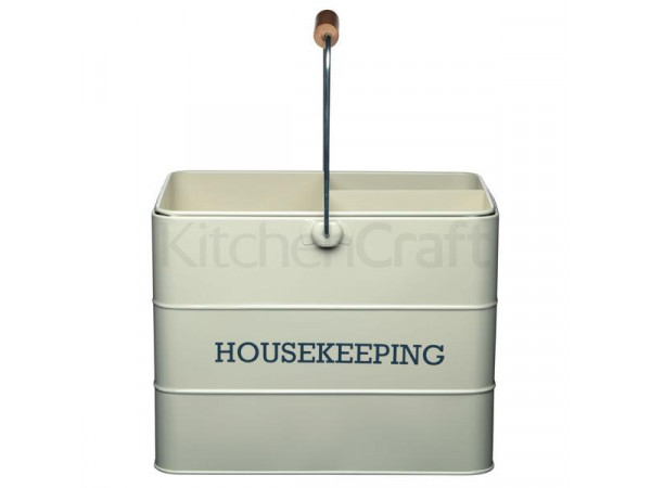 Upratovacia nádoba KITCHEN CRAFT Housekeeping Tin, krémová Upratovacia nádoba KITCHEN CRAFT Housekeeping Tin, krémová