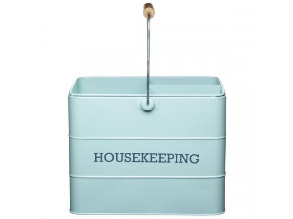 Upratovacia nádoba KITCHEN CRAFT Housekeeping Tin, modrá