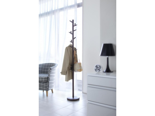 Vešiak Yamazaki Branch Pole Hanger, hnedý Vešiak Yamazaki Branch Pole Hanger, hnedý