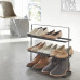 Stojan na topánky Yamazaki Tower Shoe Rack, široký / čierny Stojan na topánky Yamazaki Tower Shoe Rack, široký / čierny