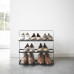 Stojan na topánky Yamazaki Tower Shoe Rack, široký / čierny Stojan na topánky Yamazaki Tower Shoe Rack, široký / čierny