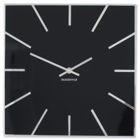 Nástenné hodiny Exact Flex z119-1-0-x, 30 cm, čierne