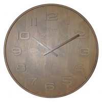 Dizajnové nástenné hodiny 3095BR Nextime Wood Wood Big 53cm Dizajnové nástenné hodiny 3095BR Nextime Wood Wood Big 53cm