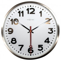 Nástenné hodiny hodiny 3127ar Nextime Super Station Number 55cm