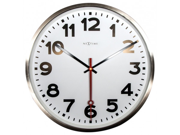 Nástenné hodiny hodiny 3127ar Nextime Super Station Number 55cm Nástenné hodiny hodiny 3127ar Nextime Super Station Number 55cm