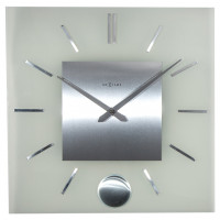 Nástenné hodiny 3146 Nextime Stripe Pendulum Square 40cm Nástenné hodiny 3146 Nextime Stripe Pendulum Square 40cm