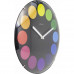 Dizajnové nástenné hodiny 3167 Nextime Dots Dome 35cm Dizajnové nástenné hodiny 3167 Nextime Dots Dome 35cm