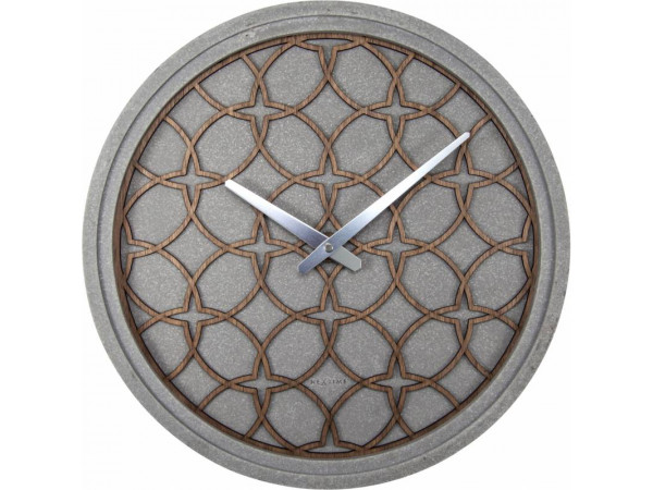 Dizajnové nástenné hodiny 3212br Nextime Concrete Love 39cm Dizajnové nástenné hodiny 3212br Nextime Concrete Love 39cm