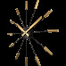 Dizajnové nástenné hodiny 2610go Nextime Plug Inn gold 60cm Dizajnové nástenné hodiny 2610go Nextime Plug Inn gold 60cm