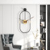 Luxusné oválne nástenné hodiny – moderný severský dizajn, tichý Quartz 57 cm Luxusné oválne nástenné hodiny – moderný severský dizajn, tichý Quartz 57 cm