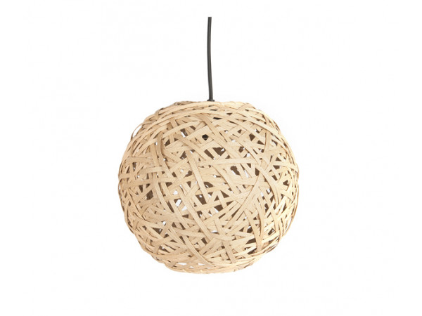 Závesná lampa Leitmotiv Nest round medium natural, 30cm