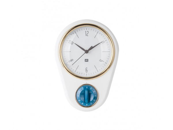 Hodiny s minútkou Present Time PT3264WH, 23cm Hodiny s minútkou Present Time PT3264WH, 23cm