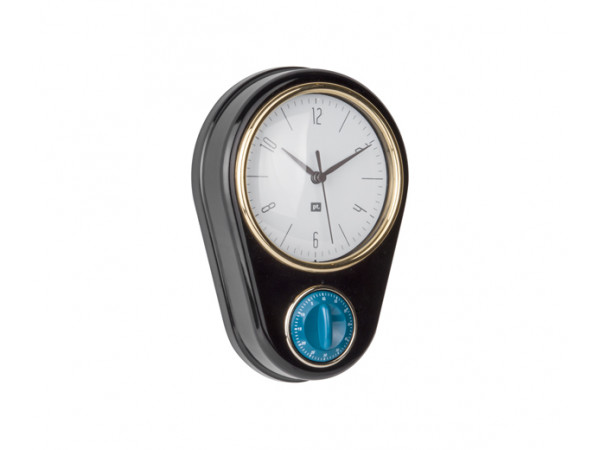 Hodiny s minútkou Present Time PT3264BK, 23cm Hodiny s minútkou Present Time PT3264BK, 23cm