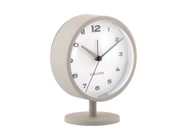 Budík Karlsson KA6027GY Brisk Dome, 14cm Budík Karlsson KA6027GY Brisk Dome, 14cm