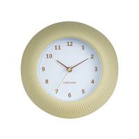 Nástenné hodiny Tender Rib Karlsson KA6048LY, 25cm