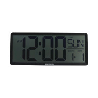 Digitálne hodiny Karlsson Table Clock Retro LCD KA6020BK, 36cm Digitálne hodiny Karlsson Table Clock Retro LCD KA6020BK, 36cm